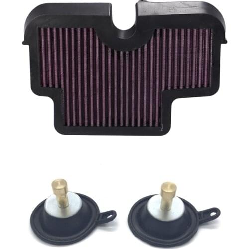 Motorcycle Air Filter for KAWASAKI Versys with for YAMAHA TDM850 Carburetor Accelerator Valve Diaphragm