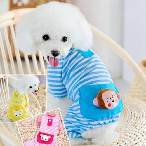Cartoon Pet Dog Clothes Winter Pet Costume Autumn Dogs Clothing Puppy Jumpsuit Small Dog Coat Jackets For Chihuahua