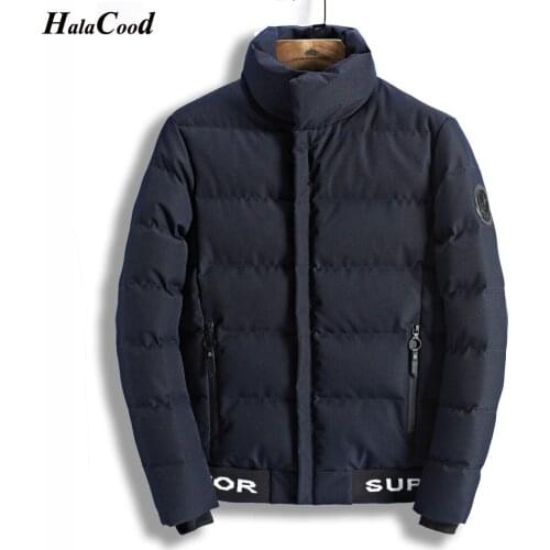 Hot Sell 2018 New Brand Autumn Winter Parka Men Jacket Coat Outerwear Fashion Padded Quilted Warm Male Jackets Casual Large Size