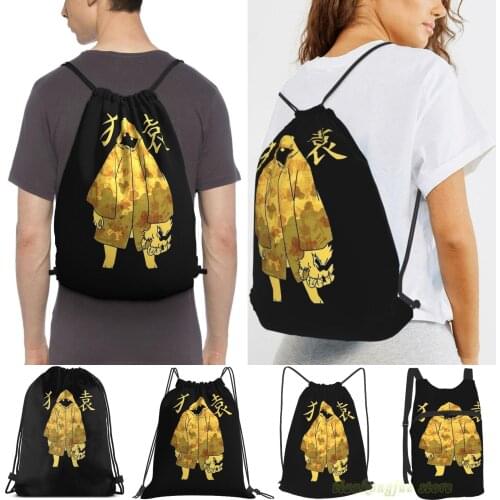 Men Outdoor Travel Drawstring Backpack Bags Monogatari Suruga Monkey (Stained) Women Sports Travel Bag Fitness Swimming Bag