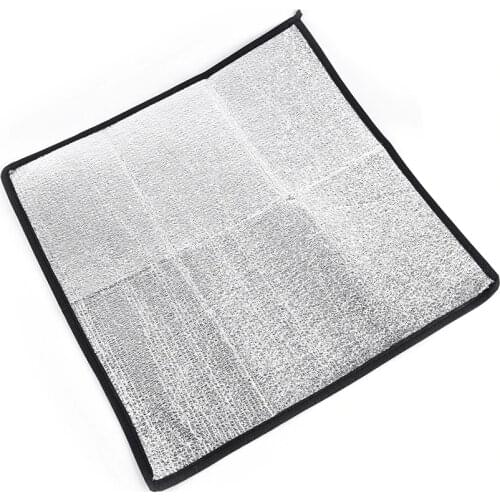 New Waterproof Aluminum Foil EVA Camping Mat Foldable Folding Sleeping Picnic Beach Mattress Outdoor Mat Pad 50*50*0.25cm