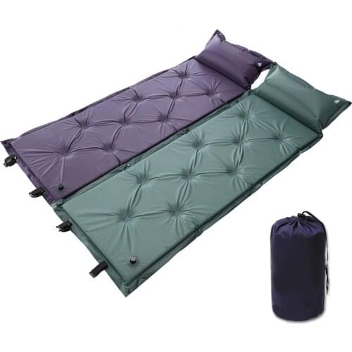 Camping Cushion Folding Bed Outdoor Furniture Garden Bedroom Portable Soft Bed 186X56X2.5 CM Thickening Sleeping Pad Mattress