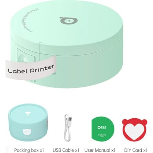 Portable PeriPage L1 Label Printer Mini Bluetooth Pocket Label Maker USB Power Supply Portable Thermal Wireless Label Printer