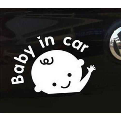 Rete Stickers Baby In The Car