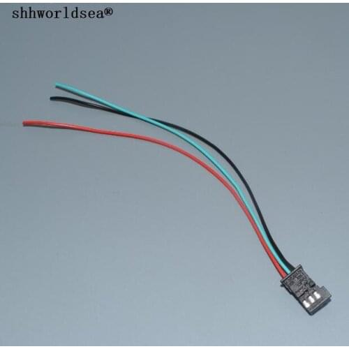 Worldgolden 3p female electric instrument wiring harness plug connector with terminals 1355620-1 Car Speaker Plug Treble Plug