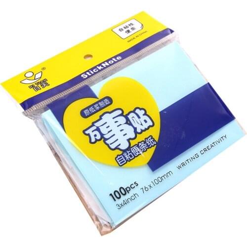 Cute Color Marker Memo Sticky Notes Small Fresh Bookmark Stickers