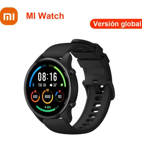 Xiaomi Mi Watch Smart Watch, 1.39'' AMOLED GPS Fitness Tracker Sport Heart Rate Monitor 5ATM Waterproof Sport Smart Watch