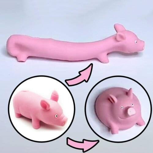 Relieve Stress Pink Pig Toys Interesting Decompression Toys Cute Animal Antistress Ball For Kid C1