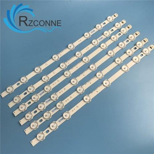 374mm 8 LED Backlight Lamp strip For Hitachi 42" TV Innotek 42FHD-L NDV REV0.2 42HXT12U VES420UNDL-N01 42HXT12U LED42F7275