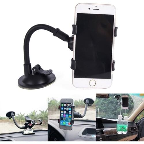 1pcs Car Phone Holder Universal 360 Degree Flexible Dashboard Windshield GPS Mount Desk Table Cell Mobile Phone Holder Stand
