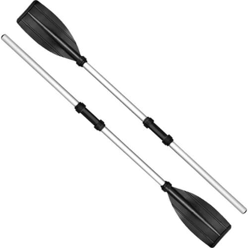 2PCS Quick Release Asymmetrical Kayak Paddles Inflatable Boats Aluminium Oars for Rowing Boats Raft Canoeing