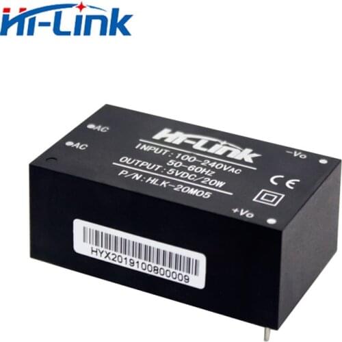 5pcs/Lot Isolated 220v to 5v 4000ma Power Supply Module Free Shipping HLK-20M05