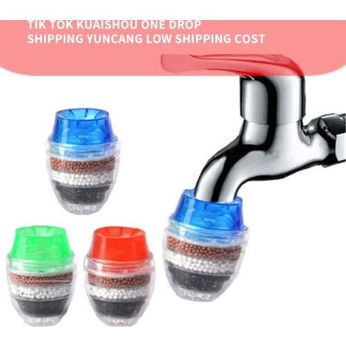 5-Layers Faucet Water Purifier Filter Activated Carbon Filtration