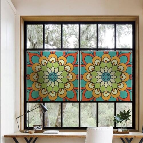 Decorative Film Privacy Window Film Privacy Window Stickers Glass Stickers Frosted Opaque for Home GS042