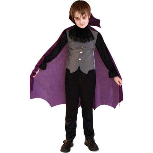 Shanghai Story Childrens Classic Halloween Costumes Boys Purple Vampire Costume Kids Christmas Carnival Costumes For Boys
