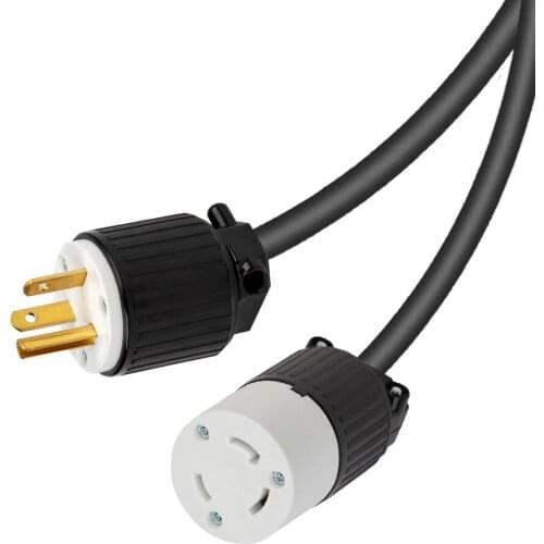 JORINDO NEMA 5-20P TO L6-30R American standard industrial grade power conversion line,5-20P plug to L6-30R socket