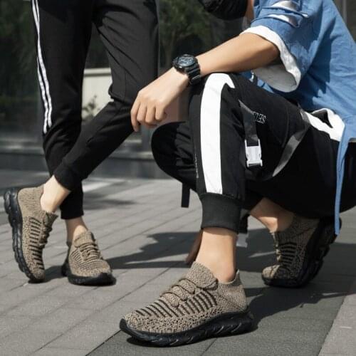 Women Fashion Sneakers Outdoor Casual Shoes Unisex Walking Shoes Unisex 36-45 Breathable Flats Khaki Blue Lightweight Shoes Lady