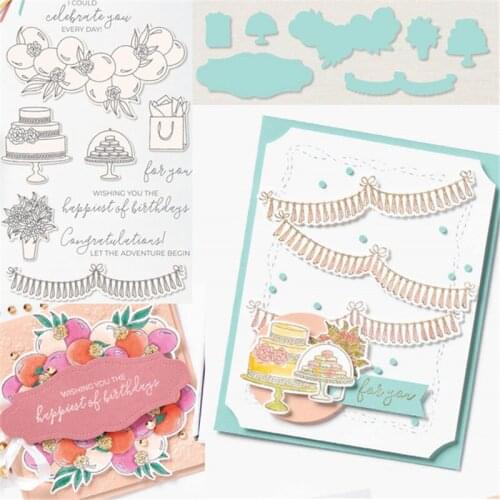 BIRTHDAY Metal Cutting Dies And Stamps Stencils for DIY Scrapbook Album Photo Embossing Handmade Decorations Handmade