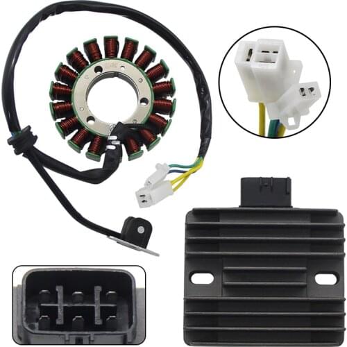 Motorcycle Magneto Stator Coil & Regulator Rectifier For Yamaha YH50 YP250A Majesty YP250 4XY-81960-00 5GM-81410-01 5GM-81410-00