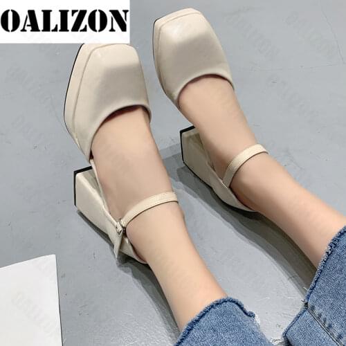 OALIZON Womens High-heeled Shoes