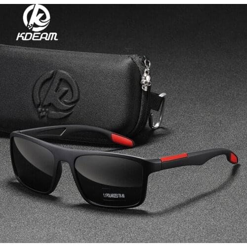 Rectangular TR90 Frame Polarized TAC 1.1mm Lens Ultra Light Sunglasses Men Women Sports Driving Eyewear Gafas de sol para hombre