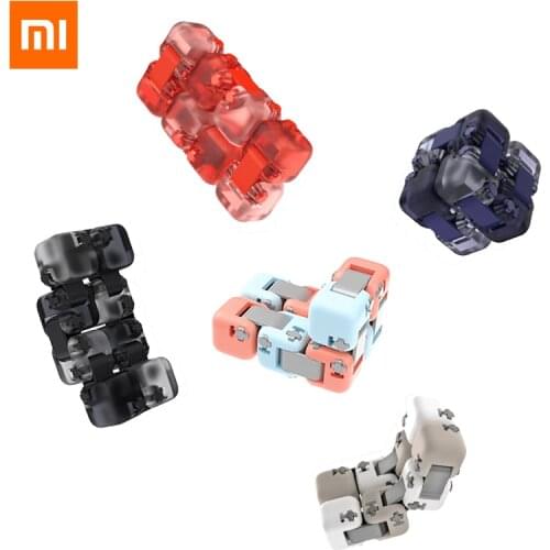 Original Xiaomi Mitu Cube Spinner Colorful Finger Bricks Portable Smart Fingertip Blocks Toys Intelligence Toys For Kids Unzip