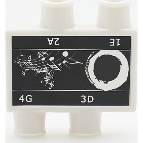Tooyful Portable Durable 4 Notes Pitch Pipe Box E/A/D/G Tuner for Violin Practicing Accessory White