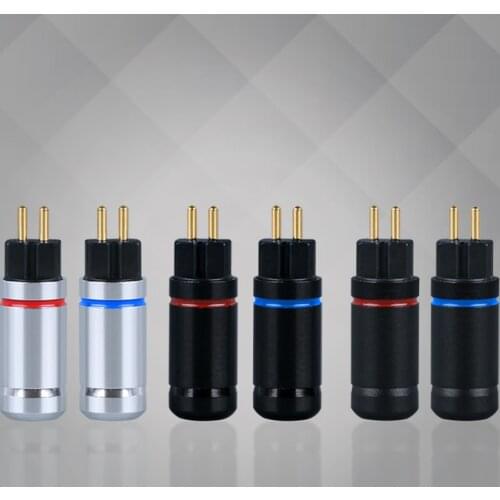 DIY Aluminum Shell Gold-Plated 0.78mm Earphone Connector