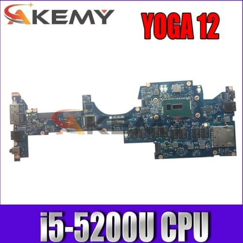 Thinkpad is suitable for S1 YOGA12 ,i5-5200U 4G notebook motherboard.FRU 01AY502 00HT703 01AY509 00PA828 01AY503 00HT704