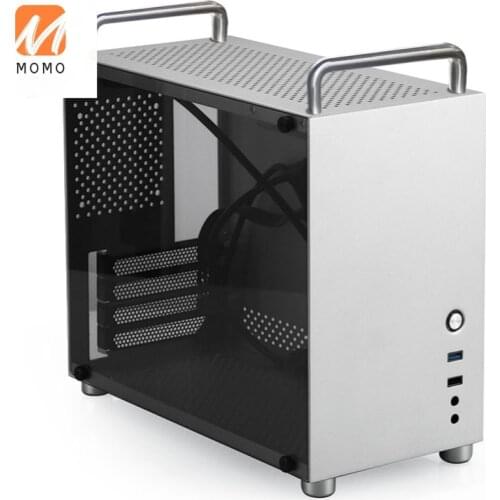 Ttsktc Star Kaitian Hx100 Handle All Aluminum MATX Game Glass Desktop Computer Case Sfxatx Power Supply