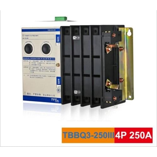 TYT Tae Yeong TBBQ3-250III dual power source automatic switch 250A 4P dual power transfer switch