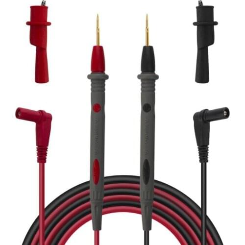 Universal Multimeter Test Leads with Alligator Chips Tester Needle Tip Lead Pen Cable 1000V 20A