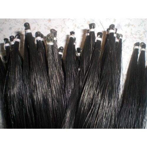 25 Hanks Black Mongolia horse hair 7 grams/hank 82cm in length