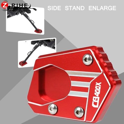 Motorcycle Accessories Side Stand Enlarge Plate Kickstand Extension Motorbike FOR HONDA CB400X 2019-2021 CB 400 X CB400 X 2020