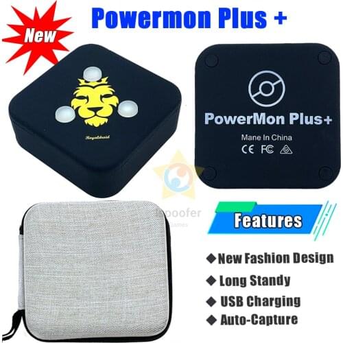 Auto Catch Monster Powermon for Pokemon Go Plus 3P 2P 1P Smart Pocket Interactive Figure Toys with USB Charging Cable