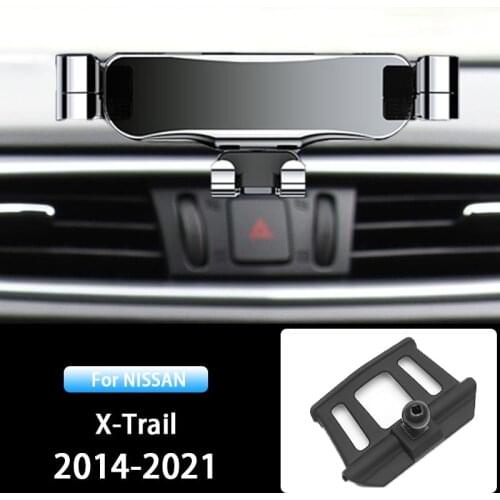 Car Mobile Phone Holder Air Vent Stand GPS Gravity Navigation Bracket For Nissan X-Trail X Trail T32 2014-2021 Accessories