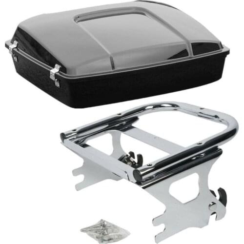 Motorcycle Razor Trunk & Mount Rack For Harley Tour Pack Touring Electra Glide Road Glide Road King 1997-2008