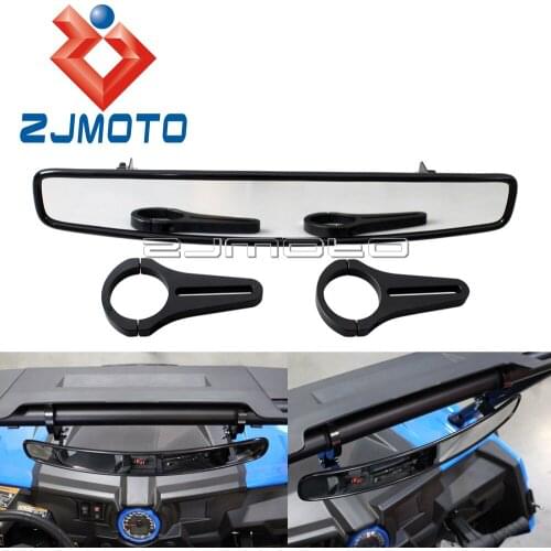 1.75" Clamps UTV XUV MTV Side Mirror For Pioneer 1000 Big Red YXZ1000R Rhino Rear View Mirror For Polaris Rangers RZR XP1000