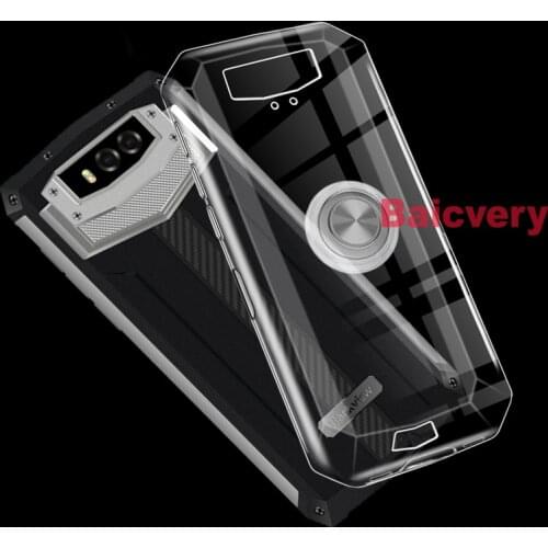 Case for Blackview BV9100 6.3'' Cover Magnetic Car Finger Ring Holder Soft TPU Shockproof Case for Blackview BV9100 Coque