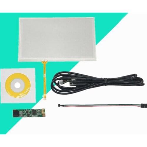 For AT070TN90 Raspberry Pi 165mm*100mm 7" LCD touch screen Glass + Touchscreen Panel Kit