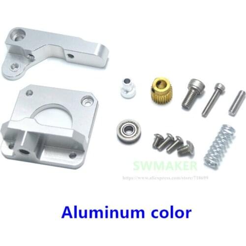 Aluminum color MK8 Aluminum Alloy extruder kit Bowden extruder 1.75mm for Creality CR-7 CR-8 CR-10 Ender-3 3D printer