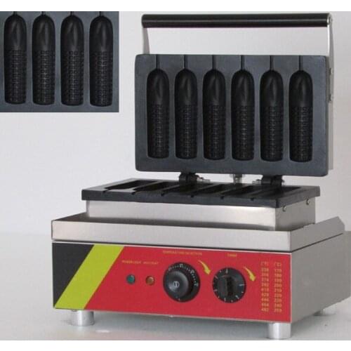 Electric corn shape lolly waffle maker machine_waffle iron