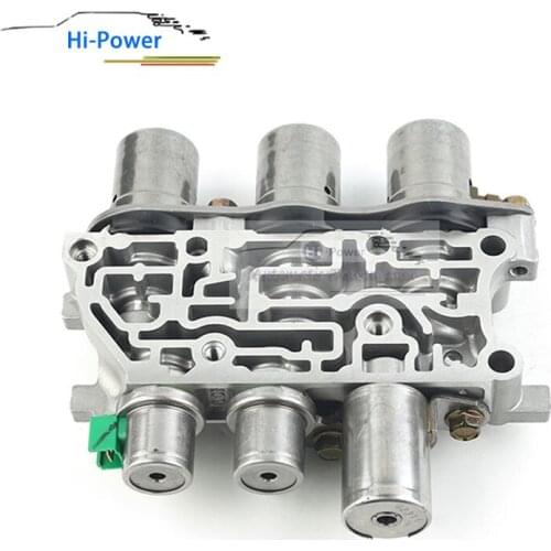Transmission Solenoid Block Control Unit Module Fit for Ford 4F27E and for Mazda FNR5 5 Speed Main Valve Bodies Silver