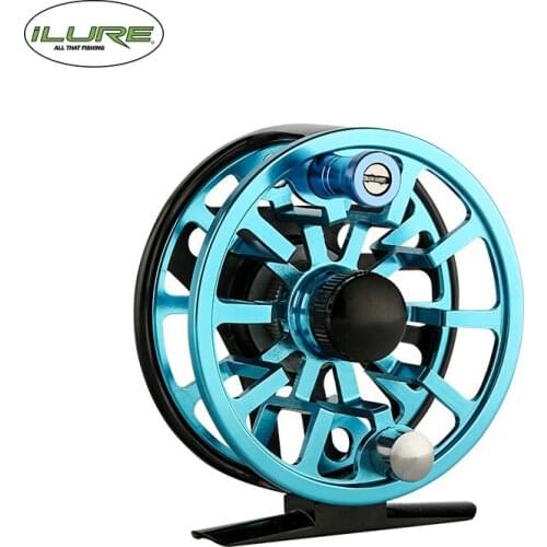 Ilure Fly Fishing Reel All Space aluminum Wheel CNC3/4 5/6 7/8 Saltwater Fishing Reels Machined