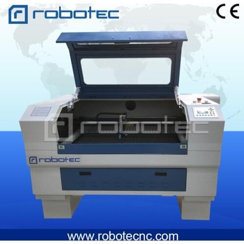 Robotec MINI Laser Machine With Up-down Table And Rotary/Leather Cutting Machine/Small Business Laser Engraver 6090 4060