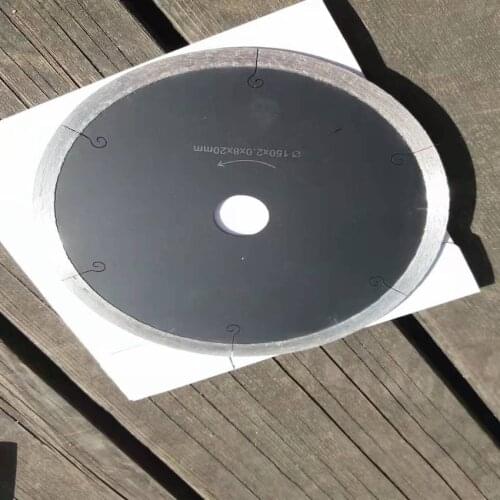 Free shipping of top quality 150*20*1.4*8mm blade for super hard ceramic tile/vitrified til /Microcrystalline stone cutting