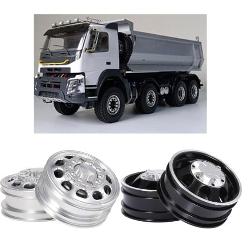 Metal Wheel Rim Hub 7 Spoke for 1/14 Tractor Climbing Cargo RC Car Parts, Shock-proof and High Crush-resistant