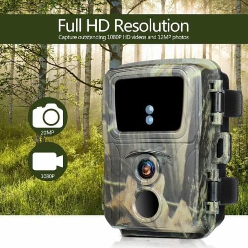Mini Trail Hunting Camera 12MP 1080P Wildlife Forest Animal Cameras Wild Hunter Cam Mini600 Photo Trap Surveillance Tracking