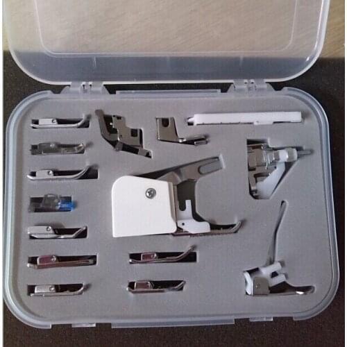 15-piece Set Regular Seaming Curling Presser Foot Suitable For Brothers SINGER Feiyue Household Sewing