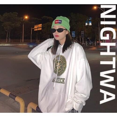 Женские толстовки с надписями NIGHTWA China At AliExpress